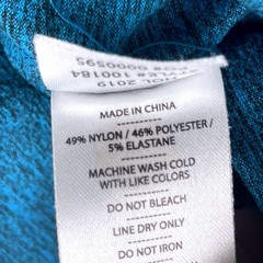 Rhone Reign Mens Blue Heather Short Sleeve Training Tee Shirt Large 100184
