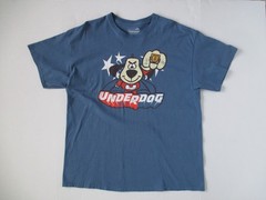 Underdog Distressed Flying Logo Tee | Officially Licensed Cartoon T-Shirt XL
