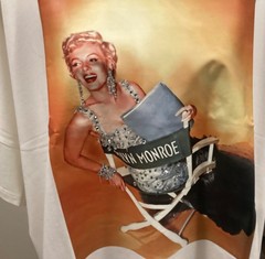 Women’s L/XL Marilyn Monroe Bedazzled Crystals Comfort T-shirt
