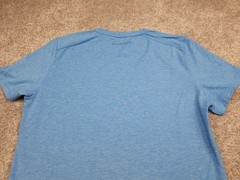 Mammut T Shirt Mens Medium Blue Stretch Lightweight Breathable Outdoor Logo