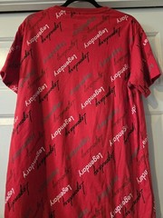 Michael Jordan Kobe Bryant LeBron James Legendary All Over Print, Red, RARE, LG