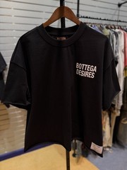 BRAND NEW – Bottega Desires Tee T-Shirt F**k Joke (L) Black White