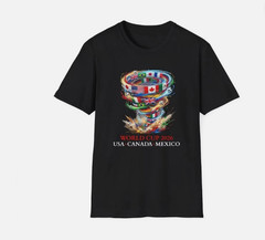 World Cup 2026 T-Shirt, Soccer Flags Graphic Tee, World Cup Shirt
