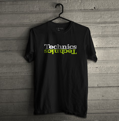 Technics Logo Unisex T-Shirt 1200 DJ Turntable Hip Hop House Size S-2XL