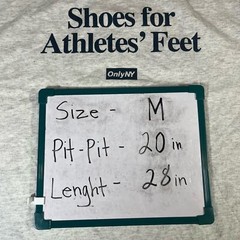 Pro Keds x OnlyNY T Shirt Gray Men’s Sz M New