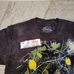 NEW Black Bear The Mountain Bears Rocky Grizzly Forest Cotton T-Shirt small