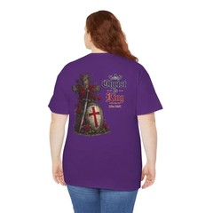 Christ is King T-Shirt | Crusader Shield, Cross, Medieval Christian shirt