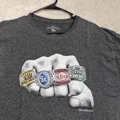 Boston Sports Championship Rings Shirt Mens Large Gray Chowdaheadz Graphic Tee