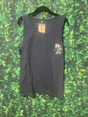 Chubbies The Relaxer Tank Top Size Large Navy Blue