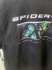 Marvel Spider Man 2 Video Game Promo Shirt PS2 Playstation Double Sided Size L
