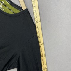 Bombas Baselayer Top XL Merino Wool Tencel Blend Crew Neck Long Sleeve Black