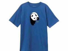 Enjoi Apparel Classic Panda Short Sleeved Blue MEDIUM
