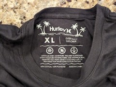 Hurley Men’s Everyday Explore Campin Short Sleeve Tee Shirt Dark Stone Grey XL
