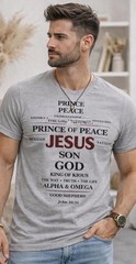 Jesus Cross Shirt, Christian Faith T-Shirt, Prince of Peace Tee, Bible Verse