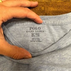 POLO RALPH LAUREN T-SHIRT HEATHER BLUE MENS XL