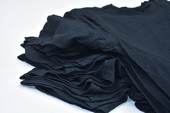 Lot of 16 Gildan Adult Black Heavy Cotton Short Sleeve Blank Tees T-Shirts M