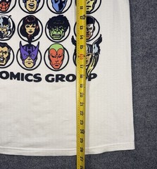 Marvel Comics Group Superhero T Shirt Mens Small White Graphic Avengers Tee
