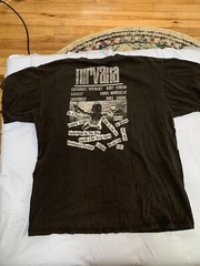 Original Rare Nirvana Nevermind Promo Shirt XL Extra large Best Pakistan Vintage
