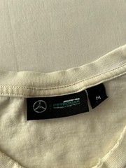 Mercedes Benz AMG Petronas Racing F1 White T-shirt Sz M