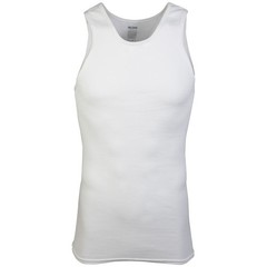 Gildan Men’s A-shirt Tanks, Multipack, Style G1104, White 6 Pack, XX-Large