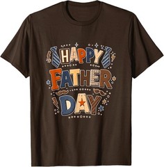 Happy Father Day Colorful Costume Dad Lover Family T-Shirt