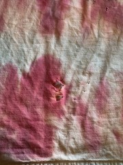 Blue Pink Siberia Spirit Tie Die 100% Cotton Shirt Damages Listed