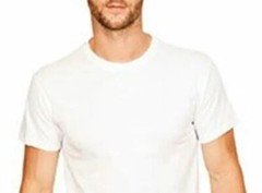 RW Rugged Wear Men’s 3 PACK WHITE CREW T-SHIRT, Short Sleeve Tagless Choose Size