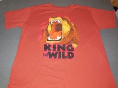 E12 DISNEY STORE THE LION KING SIMBA KING OF THE WILD T-SHIRT XL