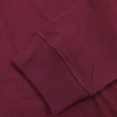 Club Room Plum Red Doubler Crewneck Long Sleeve T-Shirt Tee Mens Size Large