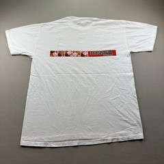 Vintage Hinano Tahiti Beer T-Shirt Mens Large White Polynesia Hawaii Floral 90s