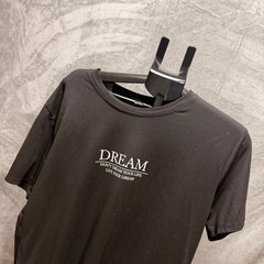 Shein Black Graphic T Shirt Dream Man Struggles Upwards Mens Large