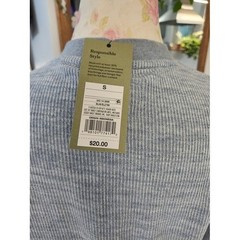 Goodfellow & Co Light Blue Henley Waffle Thermal Long Sleeve