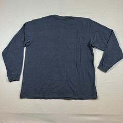 Carhartt Dearborn Henley T Shirt Men XL Cotton Loose Long Sleeve Rib Knit Collar