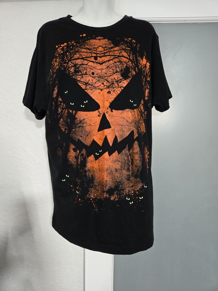 Halloween Fright Night Men’s and Big Men’s Graphic T-shirt size L