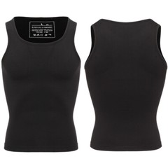 Men Compression Shirts Slimming Body Shaper Vest Tank Tops Abdomen Gynecomastia