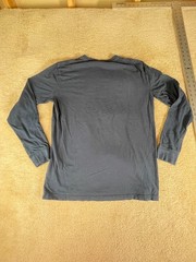 American Eagle Super Soft Long Sleeve T Shirt Mens MT Medium Tall Blue Crew Neck
