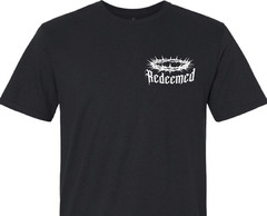 REDEEMED PSALM 3:7 religious shirt God faith hope charity soft tshirt