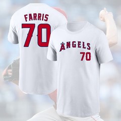 NEW SALE! Mitch Farris #70 Los Angeles Angels 2025 Name & Number Gift For Fans
