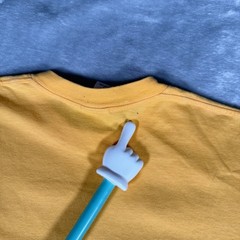 Vintage GAP Pocket T Shirt Mens S Loose Fit Made In USA Faded Yellow 90s