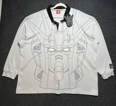 Gundam Seed x Levi’s Rugby Shirt Long Sleeve Size XXL