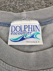 VINTAGE Dolphin Encounter Shirt Mens Medium Kaikoura New Zealand NZ Adult A47