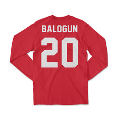 Balogun Inspired 20 – USA Tribute 2 Side Soccer Long Sleeve T-Shirt