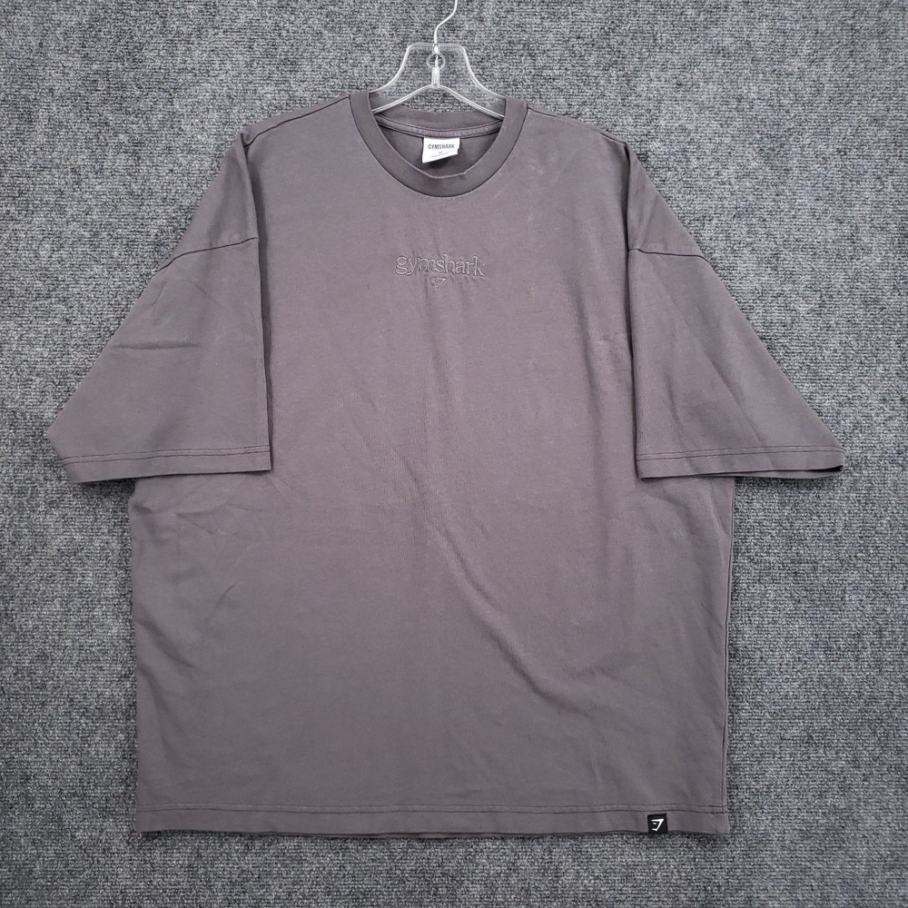 Gymshark Oversized T Shirt Mens M Medium Gray Short Sleeve Pullover Tee