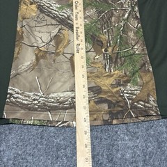 HABIT Shirt Mens Medium Green Short Sleeve Polyester Realtree Fishing Camouflage
