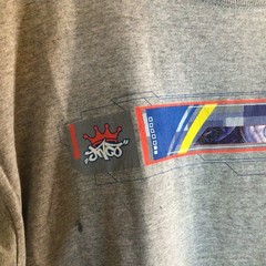 Vintage JNCO Jeans Long Sleeve Shirt Size Large Gray 2000 Y2K Made In USA