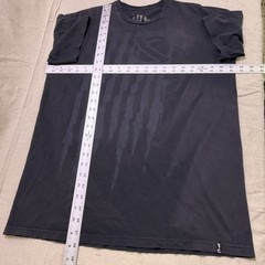 Lost T-Shirt Mens Sz L Black American Flag Slim Cotton Short Sleeve Crewneck Tee