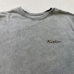 Katin Mens T Shirt Large Gray Palm Tree Stairway Graphic Tee 100% Organic Cotton