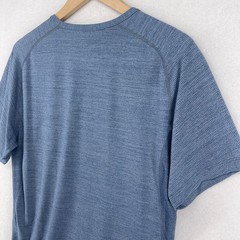 MACK WELDON Shirt Mens M Airknit Waffle Thermal Stretch Performance T Tee Blue