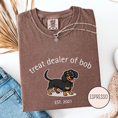 Personalized Dog Dad Comfort Tee Shirt Custom Pet