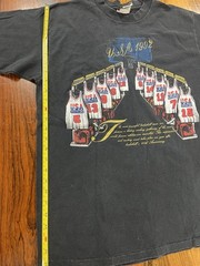 VTG 1992 USA Basketball Olympic Dream Team T-Shirt Men Sz XL Black Nutmeg Mills